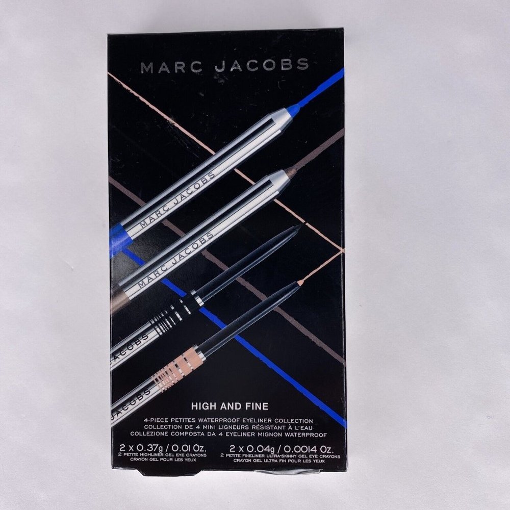 Marc Jacobs High and Fine 4-Piece Petites Waterproof Eyeliner Set New